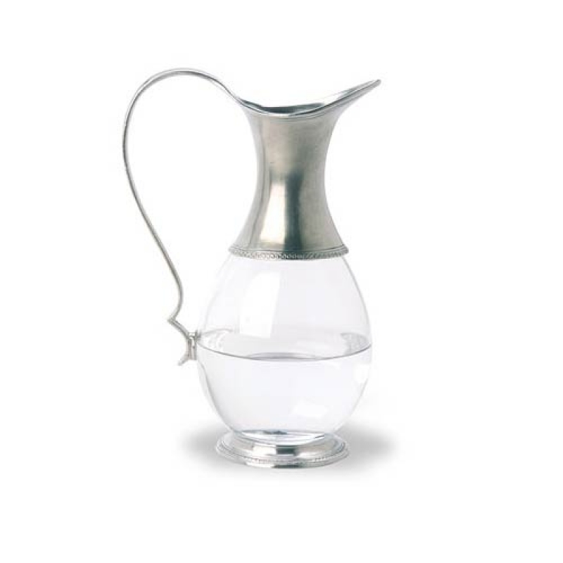 MATCH PEWTER Glass Pitcher - Thumbnail 2