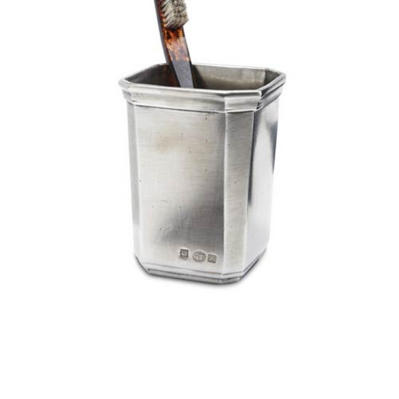 Match Pewter Dolomiti Toothbrush Cup