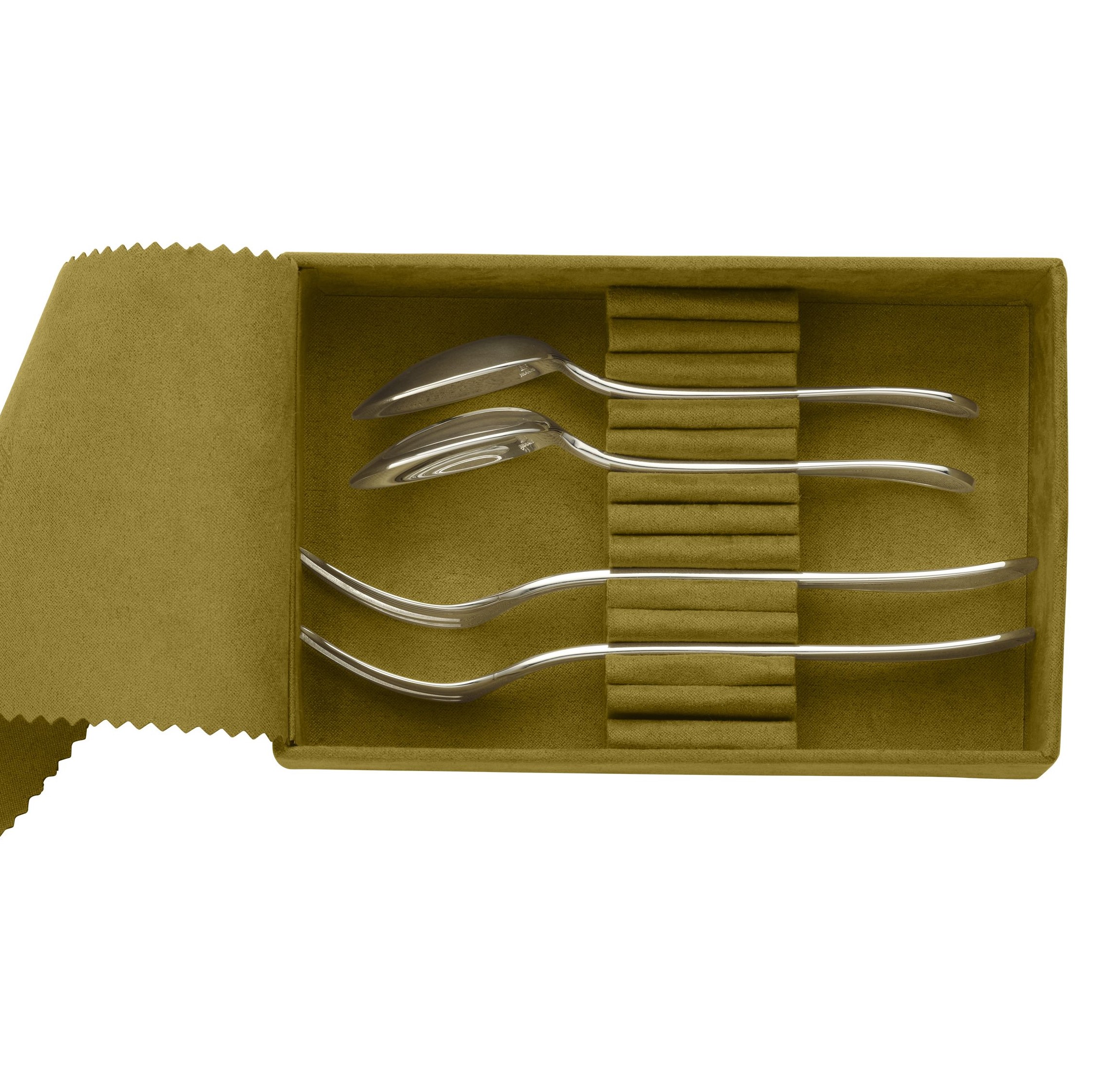 Christofle Albi Silverplate Tea Time Duo Set _Christofle Albi