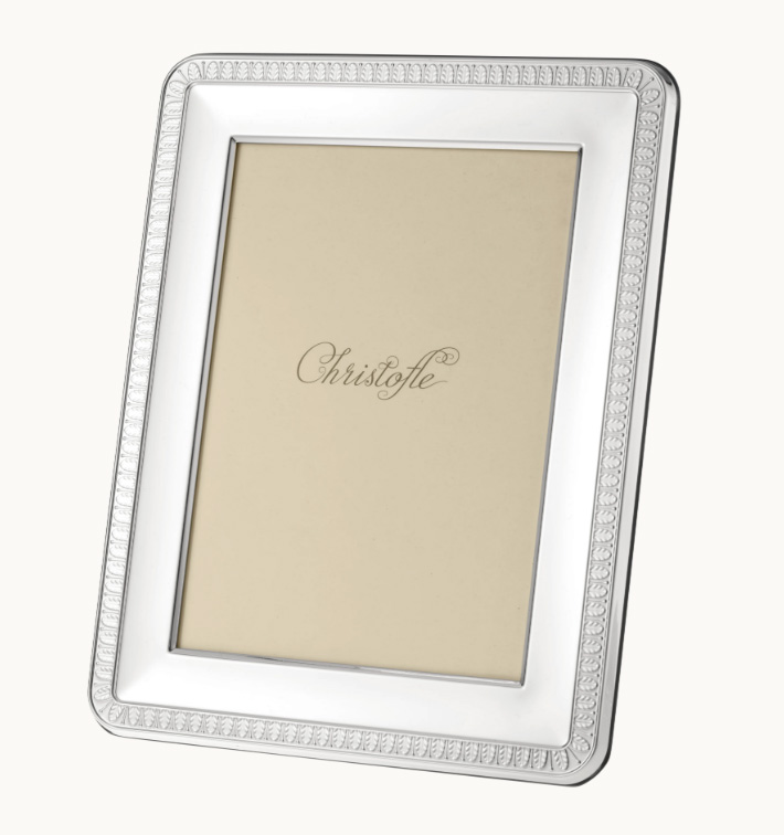 Christofle Malmaison Silverplate Picture Frame - 9x 13 _Christofle