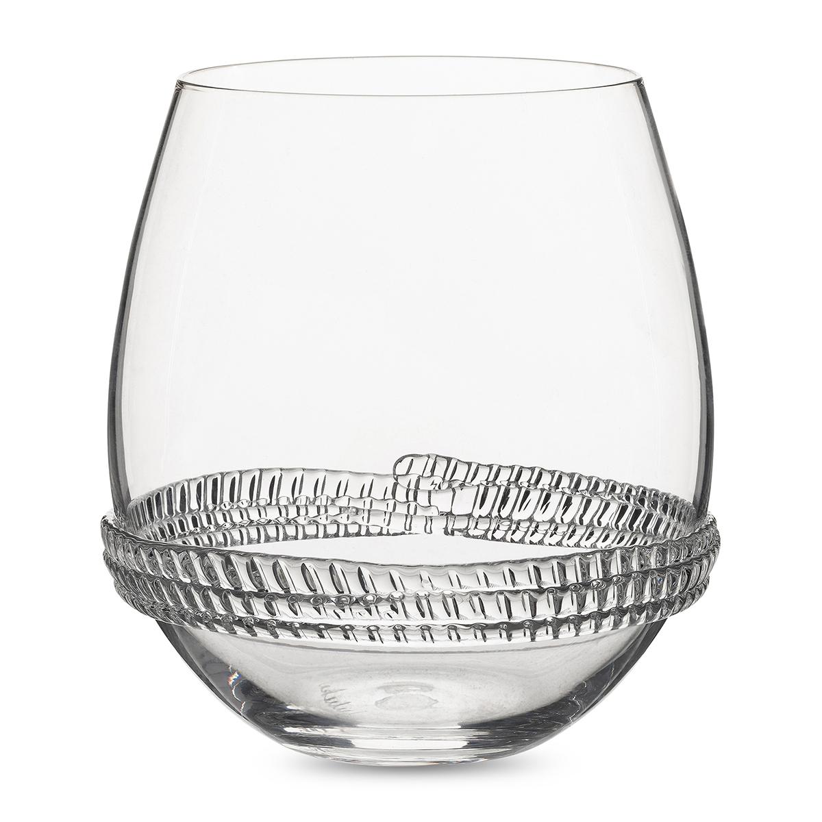 Juliska Dean Stemless Wine Glass_Juliska Dean Drinkware