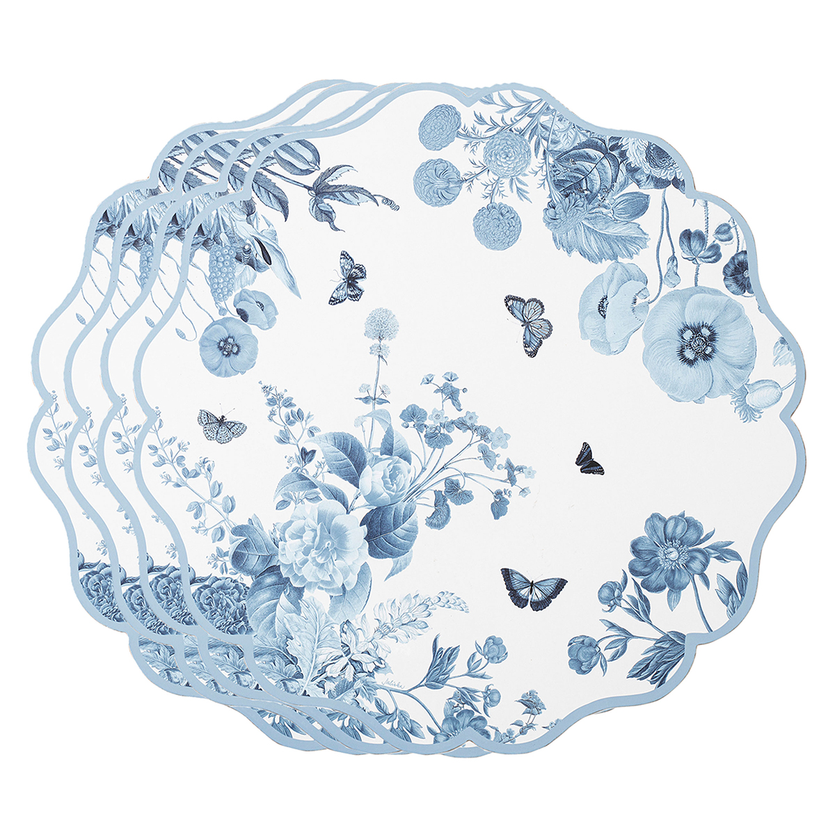 Juliska Field of Flowers Chambray Placemat Set/4_Juliska Placemats