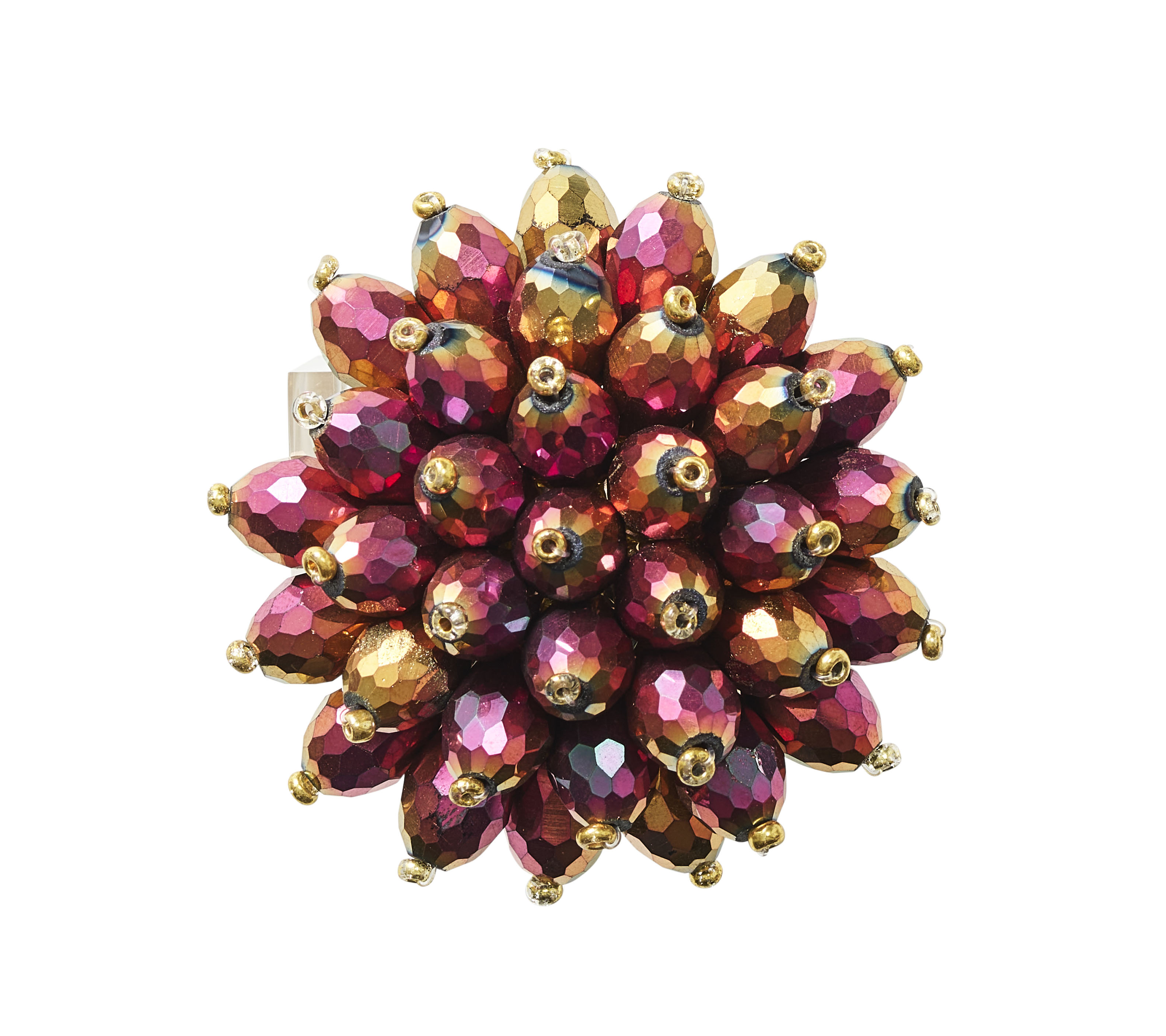 Kim Seybert Zinnia Napkin Ring Set 4