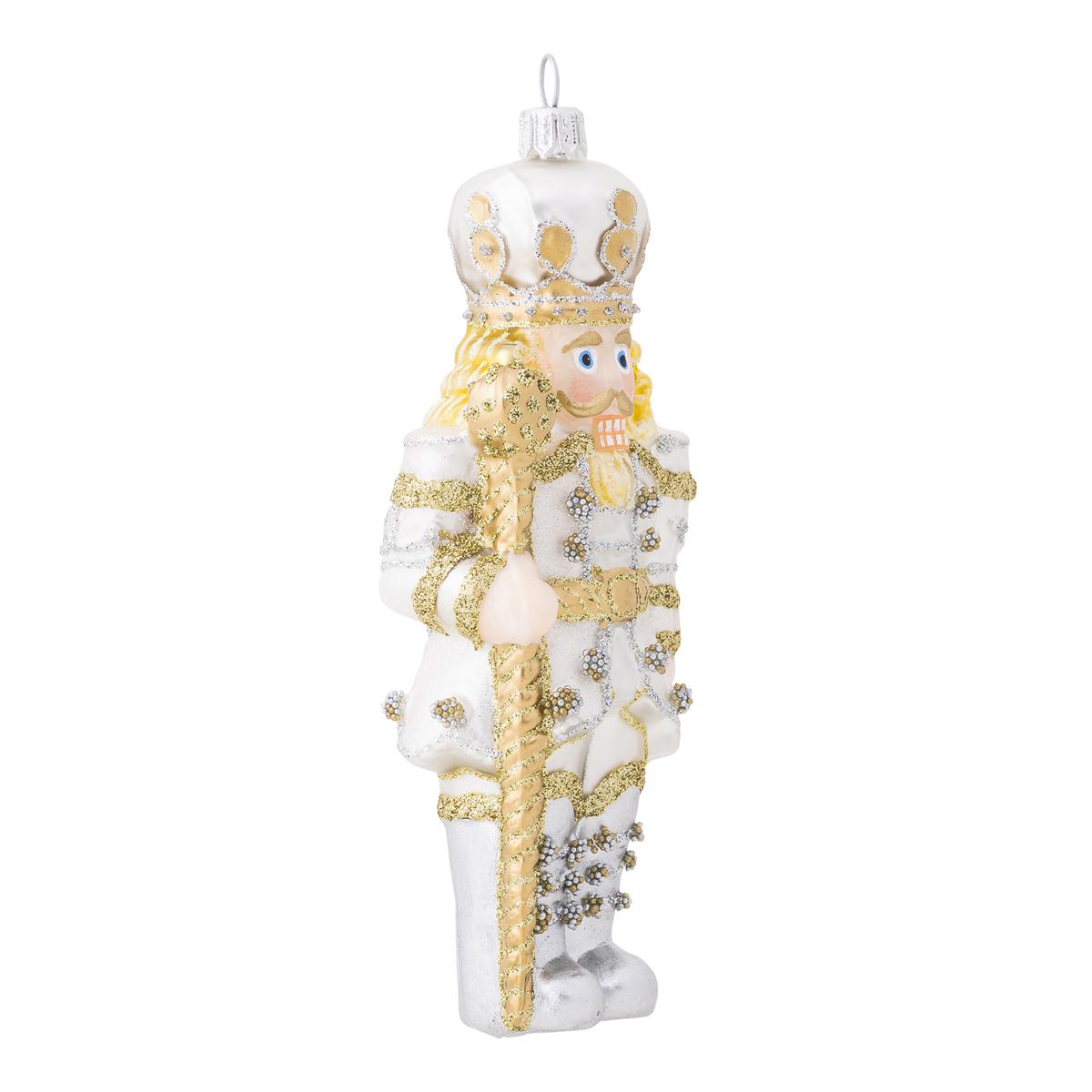 Juliska Berry & Thread Gold & Silver Nutcracker Ornament
