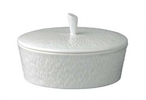 Raynaud Mineral White Covered Sugar Bowl