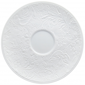 Raynaud Italian Renaissance White Tea Saucer- 6.8"