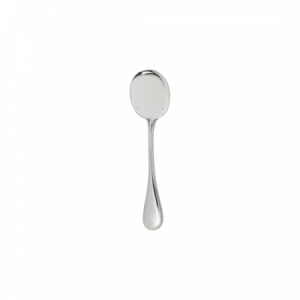 Christofle Perles Silverplate Cream Soup Spoon