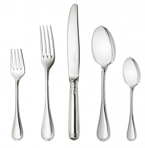 Christofle Malmaison Silverplate 5 Piece Place Setting