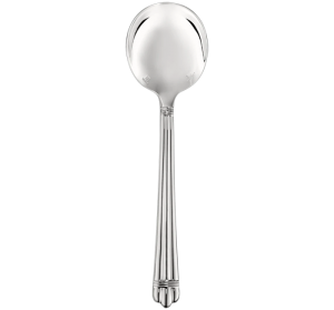 Christofle Aria Silverplate Cream Soup Spoom