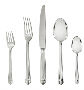 Christofle Aria Silverplate 5 Piece Setting