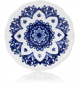 Ginori Babele Blue Soup Plate - Antico