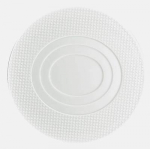 Raynaud Checks by Thomas Keller Dessert Plate - Oval Circles