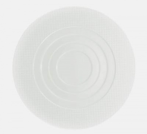 Raynaud Checks by Thomas Keller Round Platter - Round Circles