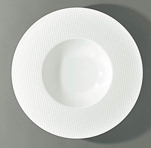 Raynaud Checks by Thomas Keller Rim Soup Plate - Large