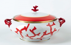 Raynaud Cristobal Coral Soup Tureen