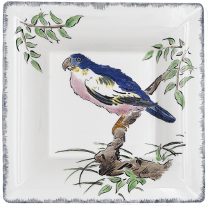 Gien Grands Oiseaux Square Candy Tray XL