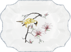 Gien Grands Oiseaux Serving Platter - 17"