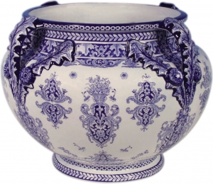 Gien Delft 5 Flower Pot Holder