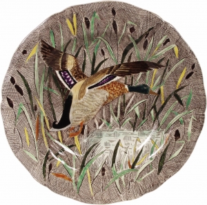 Gien Rambouillet Rim Soup - Duck
