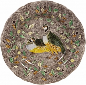Gien Rambouillet Rim Soup - Partridge