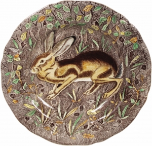 Gien Rambouillet Rim Soup - Hare