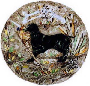 Gien Rambouillet Dessert Plate - Cocker