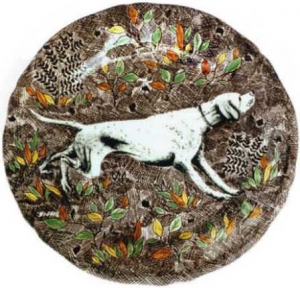Gien Rambouillet Dessert Plate - Pointer