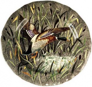 Gien Rambouillet Dinner Plate - Duck