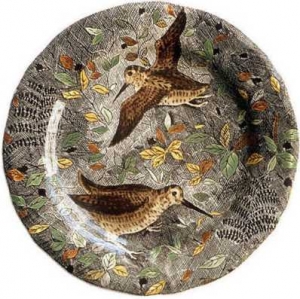 Gien Rambouillet Dinner Plate - Woodcock