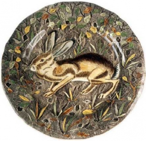 Gien Rambouillet Dinner Plate - Hare