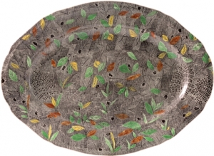 Gien Rambouillet Platter - Foliage