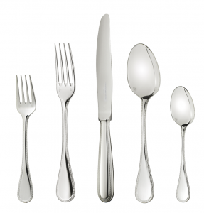 Christofle Perles Sterling 5 Piece Place Setting