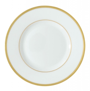 Raynaud Fountainebleau Gold w/ Filet American Dinner Plate