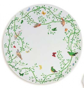 Raynaud Wing Song Flat Cake Plate