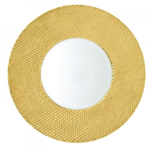 Raynaud Caviar Buffet Plate Gold Gloss