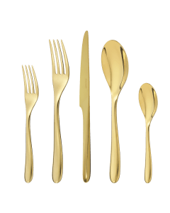 Christofle L'Ame de Christofle Gold 5 Piece Setting*_Christofle L