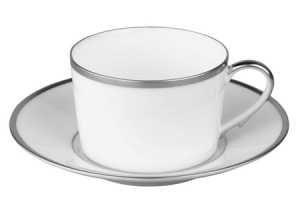 Raynaud Fountainebleau Platinum Tea Saucer Extra