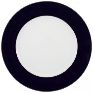 Raynaud Horizon Cobalt Blue With Platinum Filet Charger
