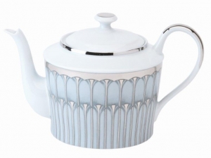 Philippe Deshoulieres Arcades Grey & Platinum Tea Pot