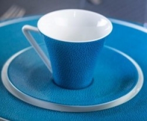 Deshoulieres Seychelles Sea Blue Coffee Cup (Espresso)
