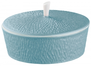 Raynaud Mineral Irise - Sky Blue Covered Sugar Bowl