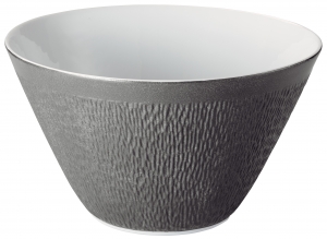 Raynaud Mineral Irise - Dark Grey Salad Bowl - Cone Shape