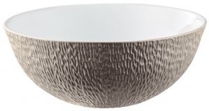 Raynaud Mineral Irise - Warm Grey Salad Bowl - Calabash Shape