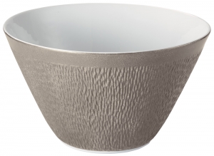 Raynaud Mineral Irise - Warm Grey Salad Bowl - Cone Shape