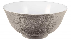 Raynaud Mineral Irise - Warm Grey Small Chinese Soup Bowl