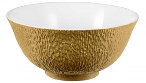 Raynaud Mineral Irise - Yellow Gold Small Chinese Soup Bowl