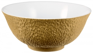 Raynaud Mineral Irise - Yellow Gold Chinese Soup Bowl
