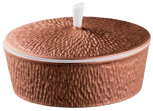 Raynaud Mineral Irise - Rose Gold Covered Sugar Bowl