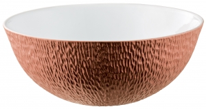 Raynaud Mineral Irise - Rose Gold Salad Bowl - Calabash Shape
