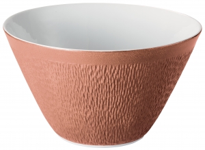 Raynaud Mineral Irise - Rose Gold Salad Bowl - Cone Shape